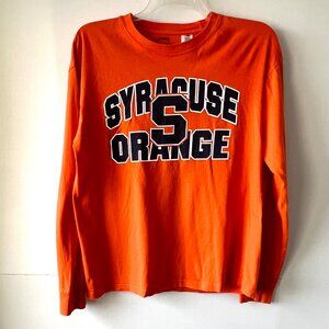 Syracuse Orange, Long Sleeve T-Shirt, by Cádre of the Next Marketing, Size Large